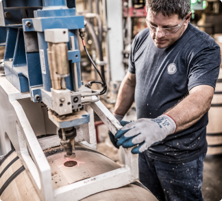 People shopping in a retail store